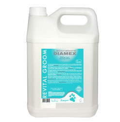 Diamex Shampooing Revital Groom 5l. Shampooing pour chien. Pour les poils abîmés.