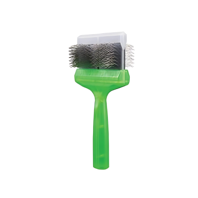 Activet Brosse Poochs Soft Verte Double