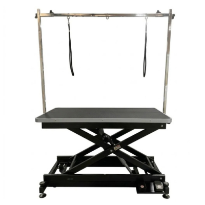 Dg Table Electrique Noire Commande Pied Potence Double