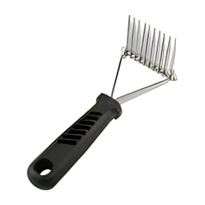 Dg Rateau Demeloir Plastique 9 Lames Noir