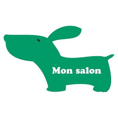 Stickers Teckel+Texte 60cm Vert