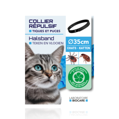 Biocare Collier Répulsif Chat 35cm