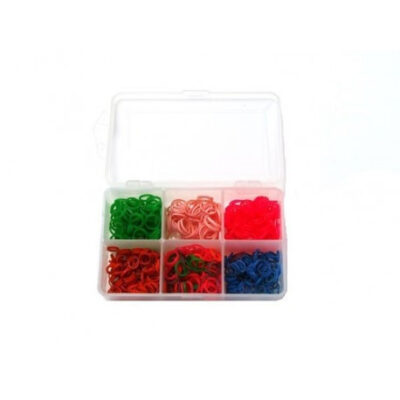 Boite  600 Elastiques Couleurs