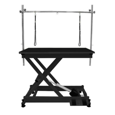 Dg Table Electrique Noire Commande Pied Potence Double