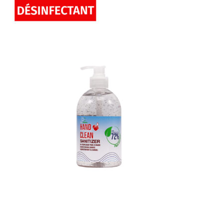 BIOCLEAN - HAND SANITIZER CLEAN GEL  POUSSE-MOUSS 500ML 72%