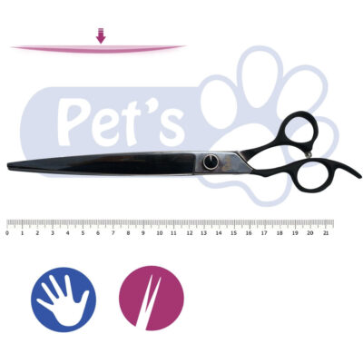Okdv Ciseaux Courbes 21.5cm Gaucher