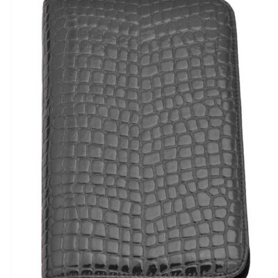 T2g Pochette Ciseaux Croco noir