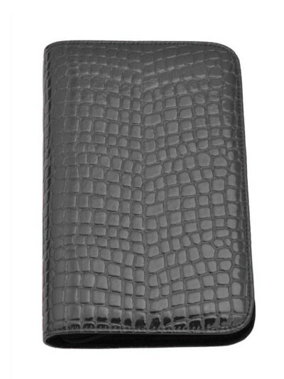 T2g Pochette Ciseaux Croco noir