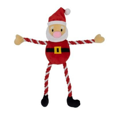 Santa Claus corde 40cm - Jouet pour chien
