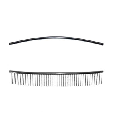 T2g Peigne Coupe Chrome Courbe 24cm