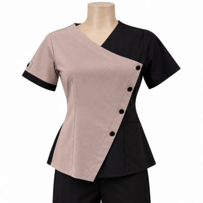 TABLIER MARIA TAUPE